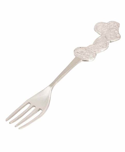 Osasbazaar Sterling Silver Baby Fork With Miceky Mouse Design on Top - Silver