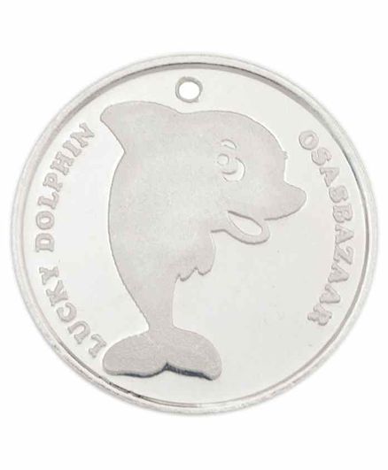 Osasbazaar Silver Coin Dolphin Print - Silver