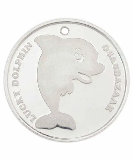 Osasbazaar Silver Coin Dolphin Print - Silver