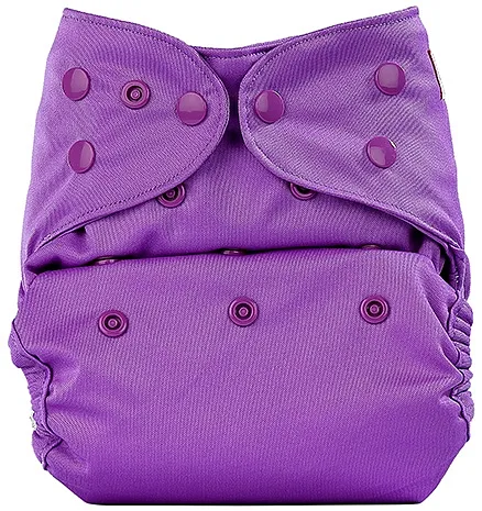Bumberry Cloth Diaper Cover With One Bamboo Insert - Violet