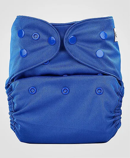 Bumberry Cloth Diaper Cover With One Bamboo Insert - Deep Blue