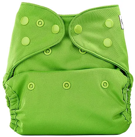 Bumberry Cloth Diaper Cover With One Bamboo Insert - Deep Green