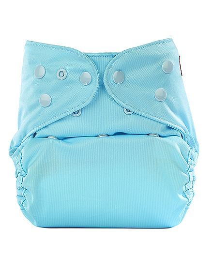 Bumberry Cloth Diaper Cover With One Bamboo Insert - Baby Blue