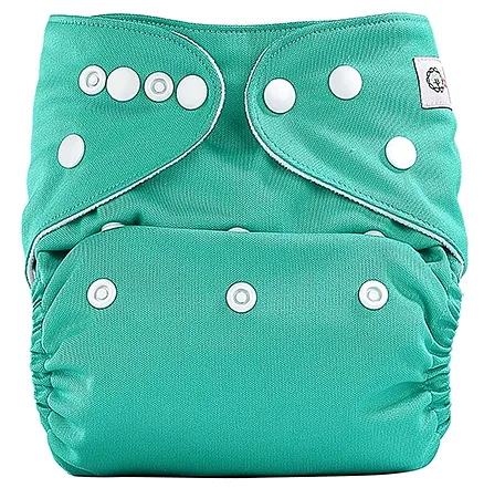 Bumberry Pocket Cloth Diaper With One Microfiber Insert - Blue Green