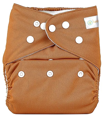 Bumberry Pocket Cloth Diaper With One Microfiber Insert - Chocolate
