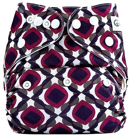 Bumberry Pocket Cloth Diaper With One Microfiber Insert - Beatroot