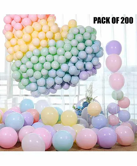Party Propz Latex Balloons Combo Set Multicolor - Pack of 200