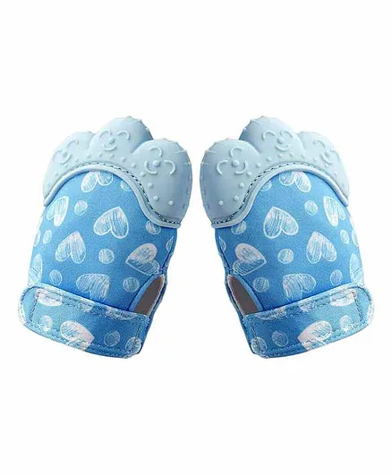 Ole Baby Silicone Mitten Teether Pack of 2 - Blue