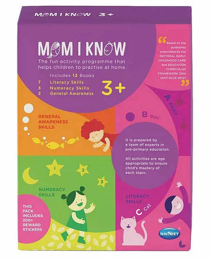 Navneet Mom I Know Learning Books Pack of 12 - English