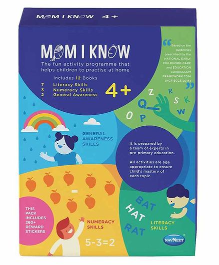 Navneet Mom I Know Learning Books Pack of 12 - English