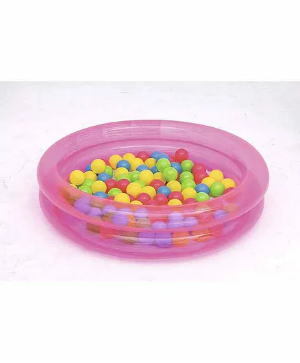 Bestway 2 Ring Ball Pit with 50 Balls - Pink