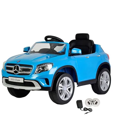 Wheel Power Battery Operated Ride On Mercedes Car - Blue