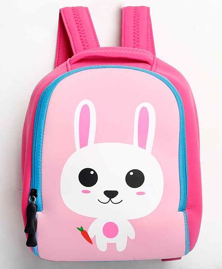 The Mom Store Baby Bag Bunny Print Pink - 10 Inches