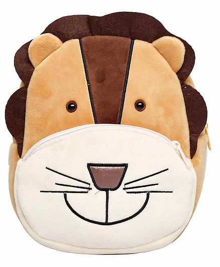 The Mom Store Lion Shaped Baby Bag Brown - 10 Inches