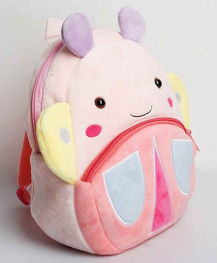 The Mom Store Happy Butterfly Baby Bag Cream - 10 Inches