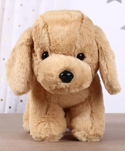 Dimpy Stuff Puppy Soft Toy Brown - Height 22 cm