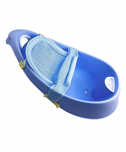 Nee & Wee 3 Stage Baby Bath Tub with Sling - Blue