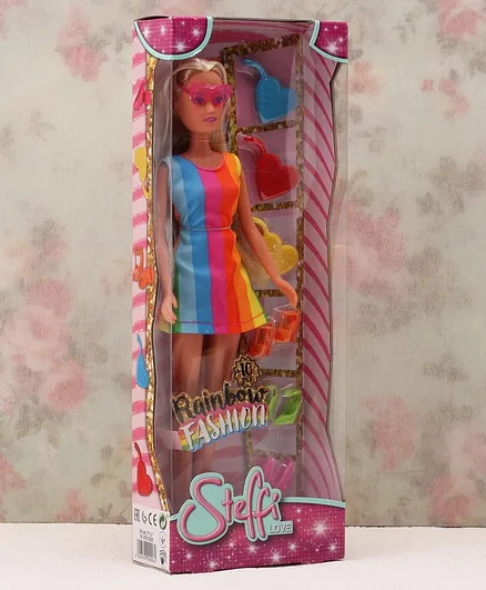 Steffi Love Rainbow Fashion Doll Multicolor - Height 29 cm