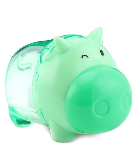 Pig Shape Sharpener - Green