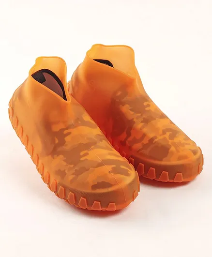 Solid Rain Shoe Cover - Orange