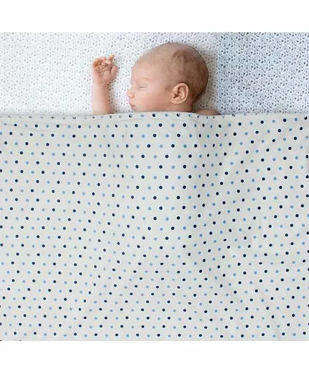 Kassy Pop Double Layered Mink Premium Baby Blanket - White