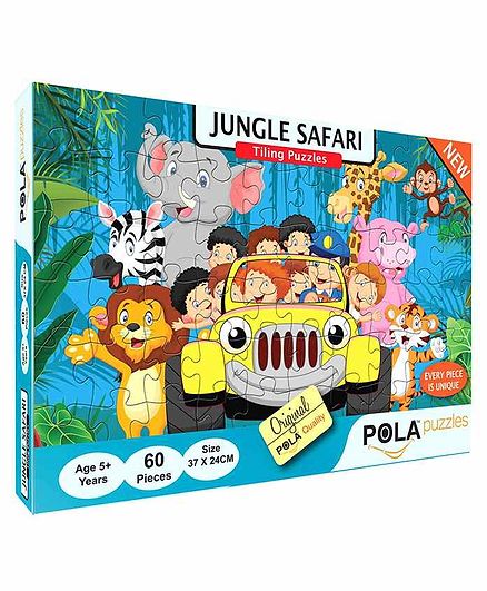 Pola Puzzles Jungle Safari Puzzles Multicolor - 60 Pieces