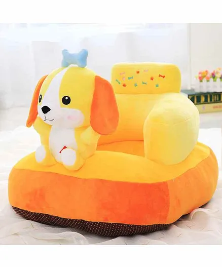 Skylofts Puppy Face Sofa for Kids - Yellow