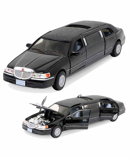 Fiddlerz Die Cast Pull Back Limousine Toy Car - Black