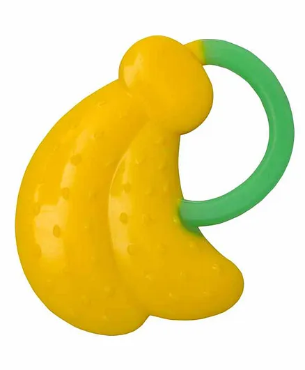Small Wonder Banana Shape Silicone Teether - Yellow