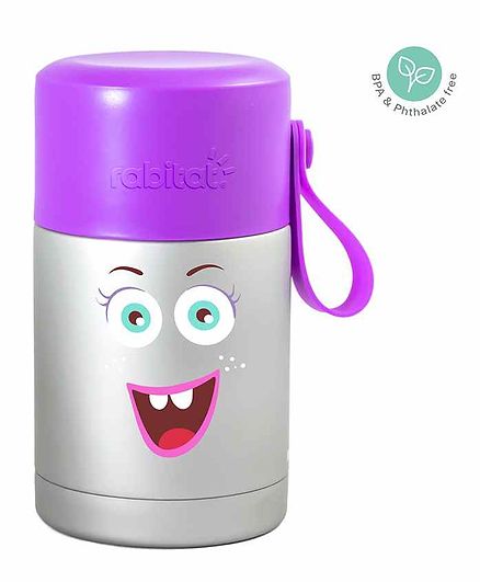 Rabitat Mealmate Stainless Steel Insulated Food Jar - Purple Silver