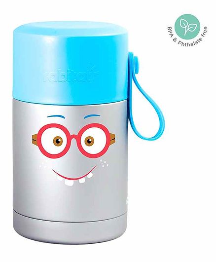 Rabitat Mealmate Stainless Steel Insulated Food Jar - Blue Silver