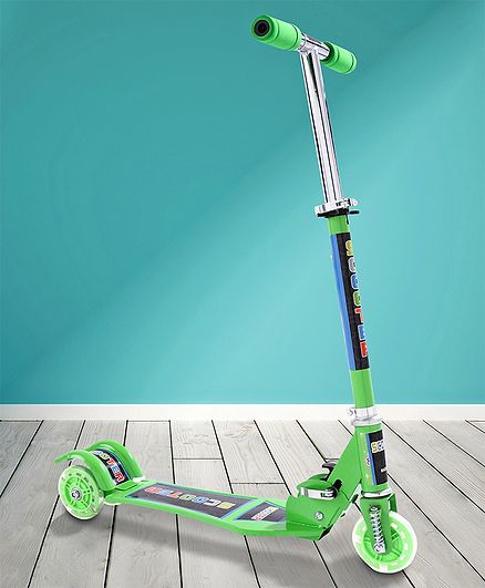 Three Wheel Kid's Scooter - Green