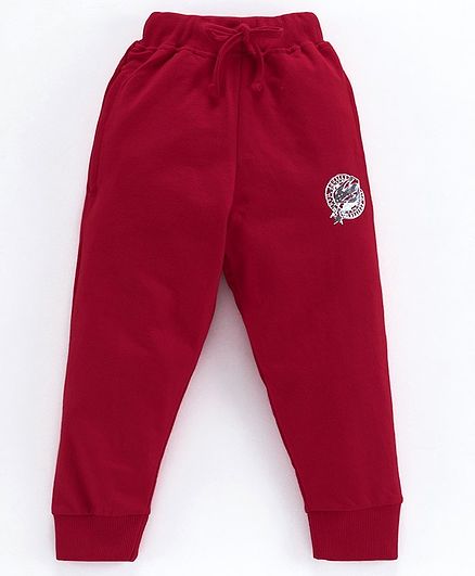 Eteenz Full Length Lounge Pant with Drawstring - Maroon