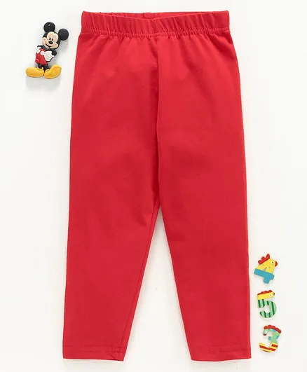 Babyhug Full Length Leggings - Red