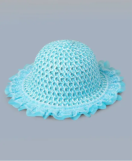 TMW Kids Lace Decor Hat - Blue