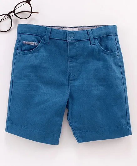 LC Waikiki Solid Shorts - Blue