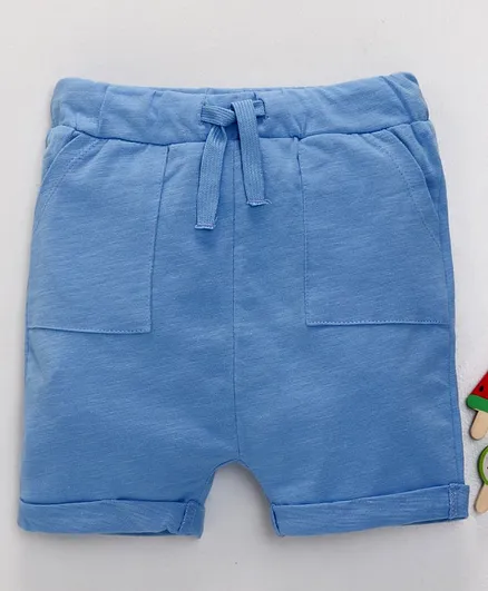 LC Waikiki Solid Shorts - Blue