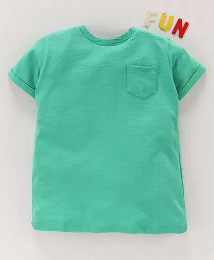 LC Waikiki Half Sleeves Front Pocket T-Shirt - Green
