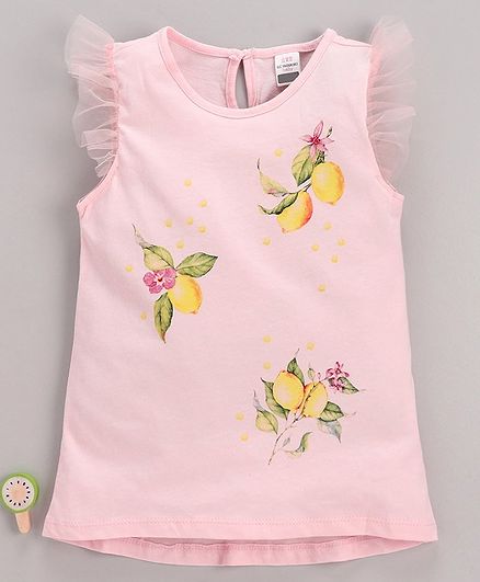LC Waikiki Sleeveless Fruit Print Top - Pink