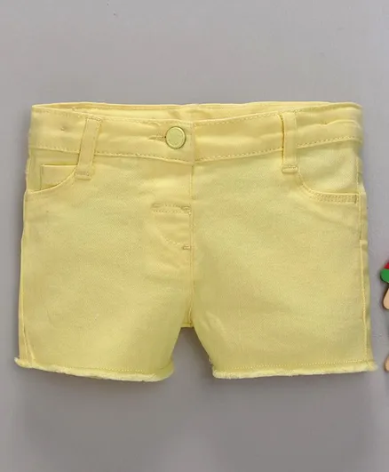 LC Waikiki Solid Shorts - Yellow