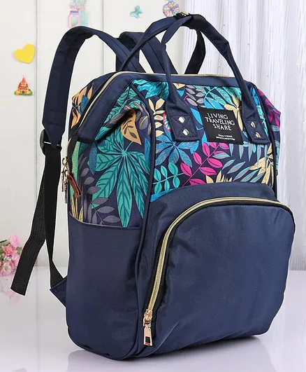 Backpack Style Diaper Bag - Blue