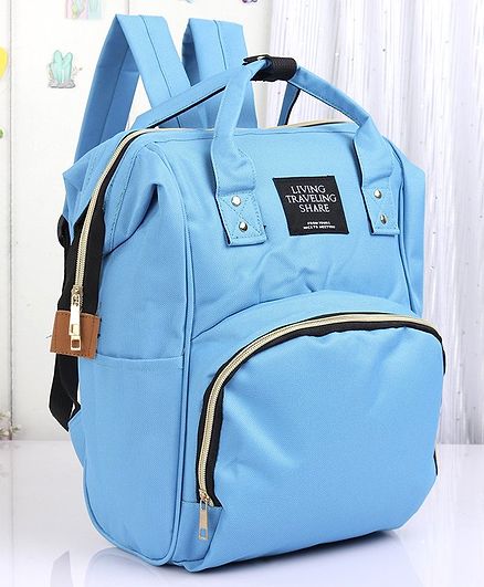 Backpack Style Diaper Bag - Blue