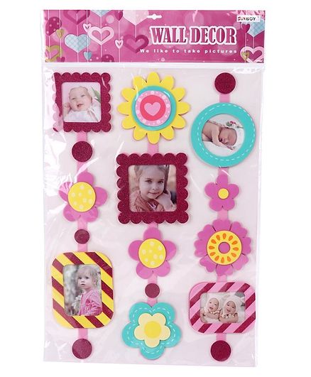 Floral Themed Wall Hangings Set of 3 - Pink