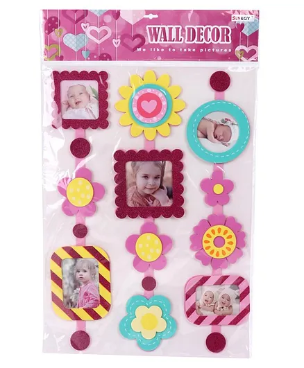 Floral Themed Wall Hangings Set of 3 - Pink