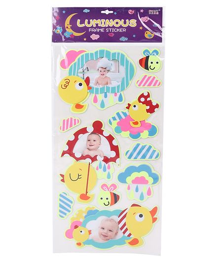 Luminous Frame Sticker Multicolor - 11 Pieces