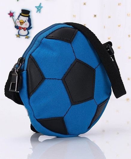 Football Shape Sling Bag - Blue