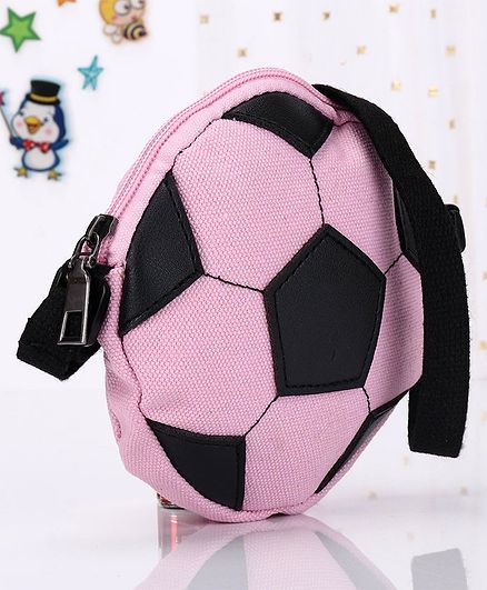 Football Shape Sling Bag - Pink