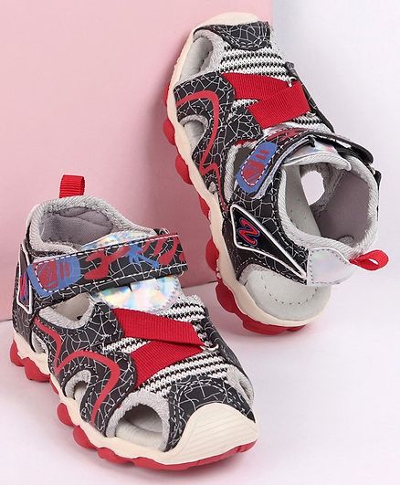 Cute Walk by Babyhug Closed Toe Sandals - Red