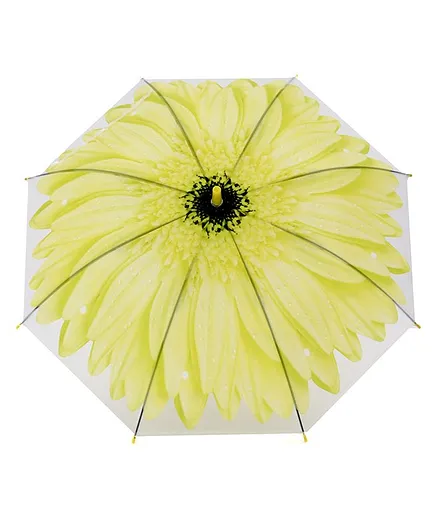Umbrella Flower Print - Yellow