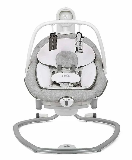 Joie Meet Serina 2 in 1 Baby Swing Petite City - White Grey